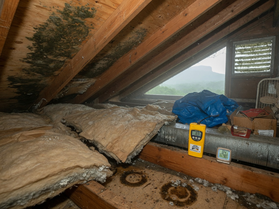 How Humidity Levels in the Chattanooga Valley Lead to Attic Mold