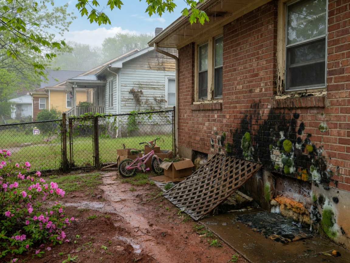 Mold Growth After Spring Rains in Chattanooga Neighborhoods