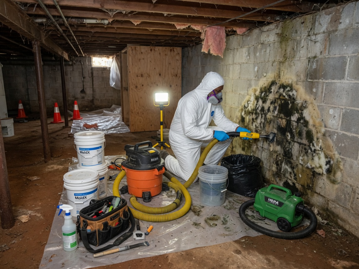 Basement and Crawl Space Mold Remediation in Chattanooga